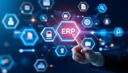 ERP Digital Transformation Concept